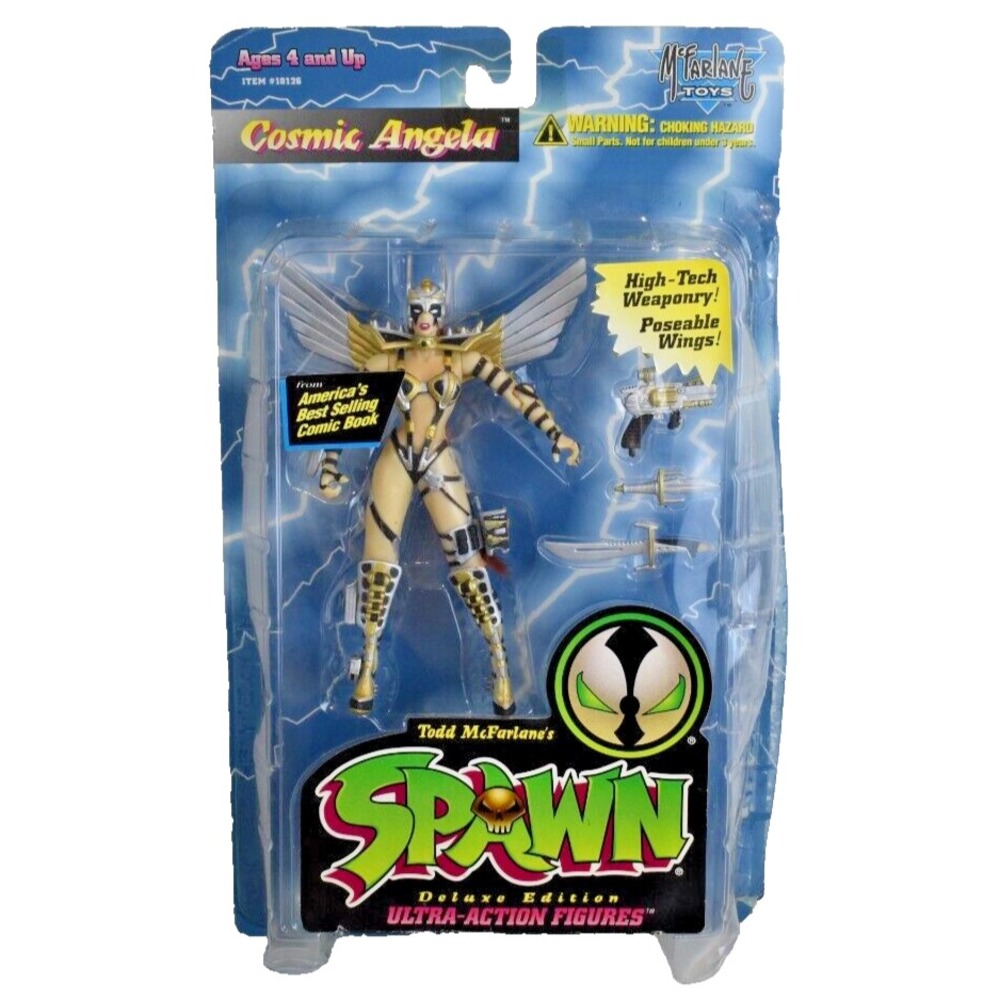 Spawn Cosmic Angela Silver Head Action Figures Mcfarlane Series 3 Vintage 1995
